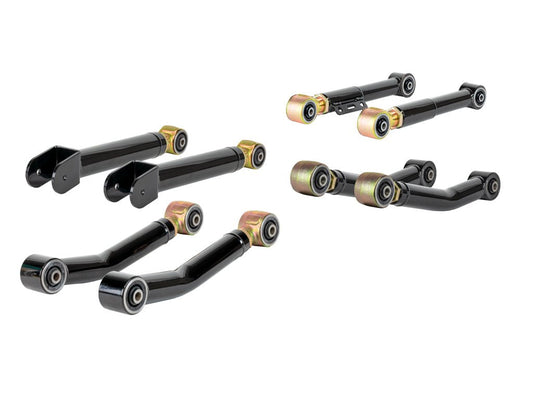 Rusty's TJ / LJ Adjustable Control Arm Package - Forged Rubber Ends
