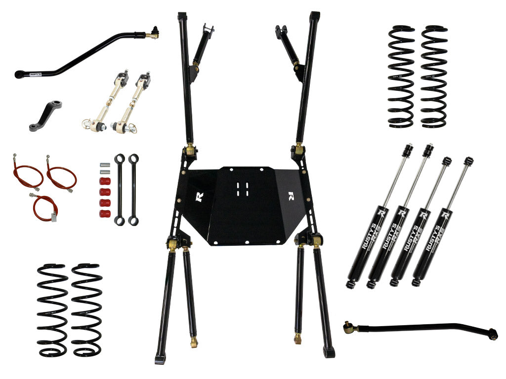 Rusty's TJ Wrangler 3" Long Travel Kit