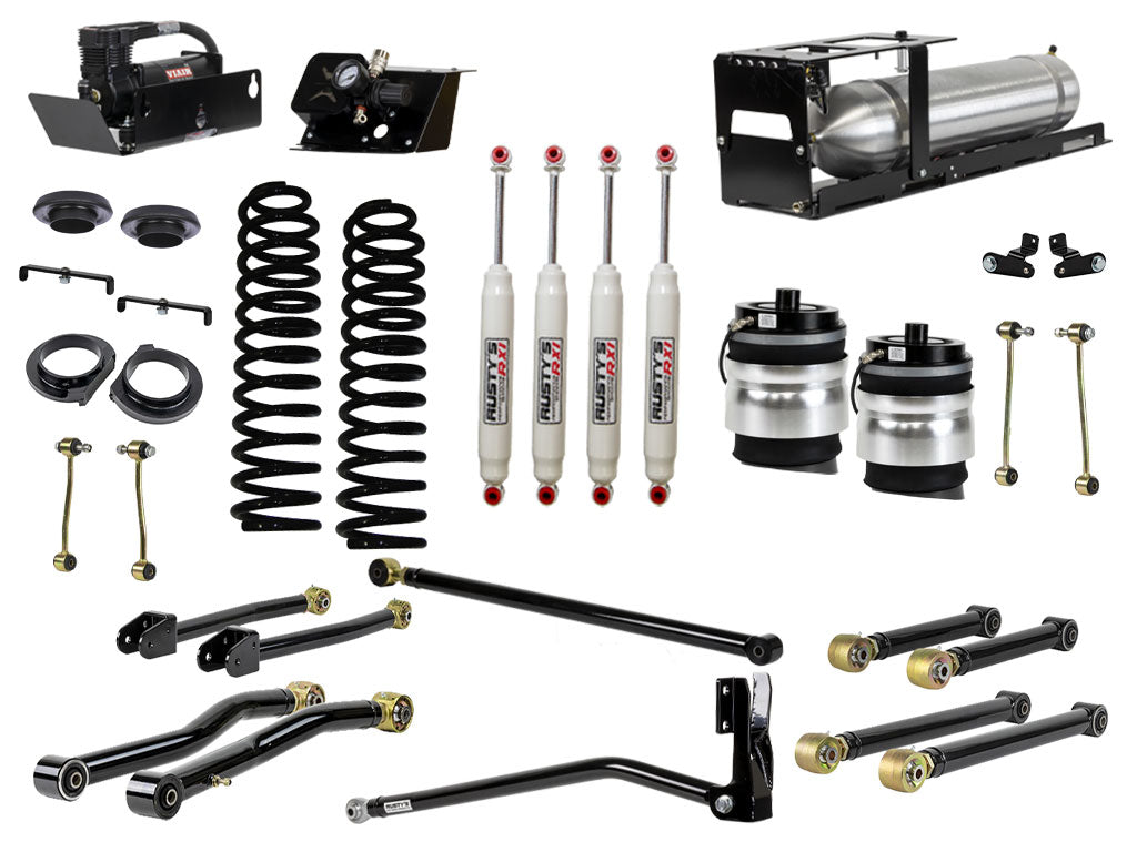 Rusty's JT Gladiator 4" Overland Advanced Kit with Rear Air Bags