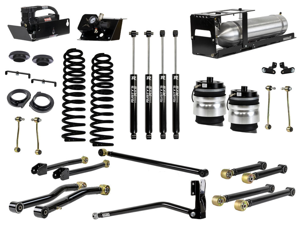 Rusty's JT Gladiator 4" Overland Advanced Kit with Rear Air Bags