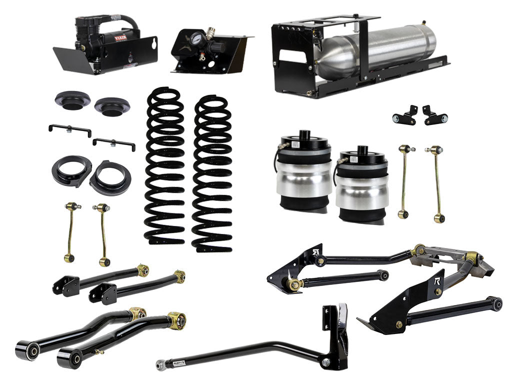 Rusty's JT Gladiator 2" Overland Advanced Kit with Rear Air Bags & Triangulated Rear 4 Link
