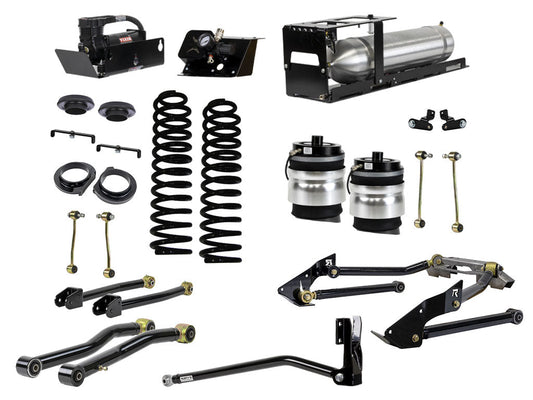Rusty's JT Gladiator 2" Overland Advanced Kit with Rear Air Bags & Triangulated Rear 4 Link