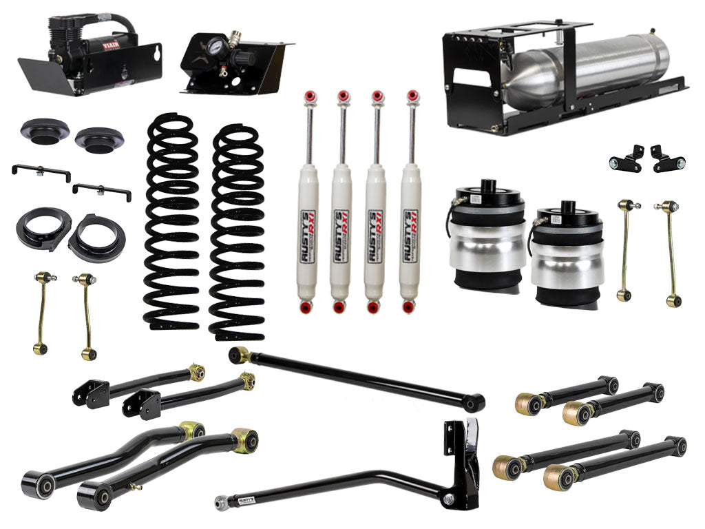 Rusty's JT Gladiator 4" Overland Advanced Kit with Rear Air Bags