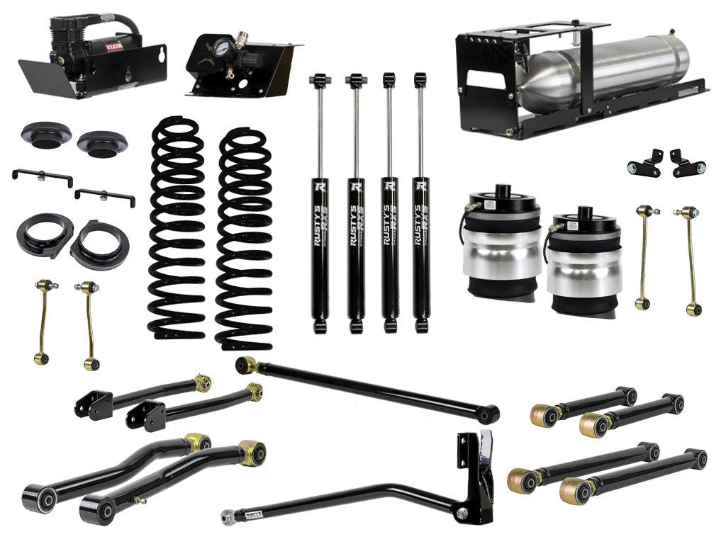 Rusty's JT Gladiator 4" Overland Advanced Kit with Rear Air Bags