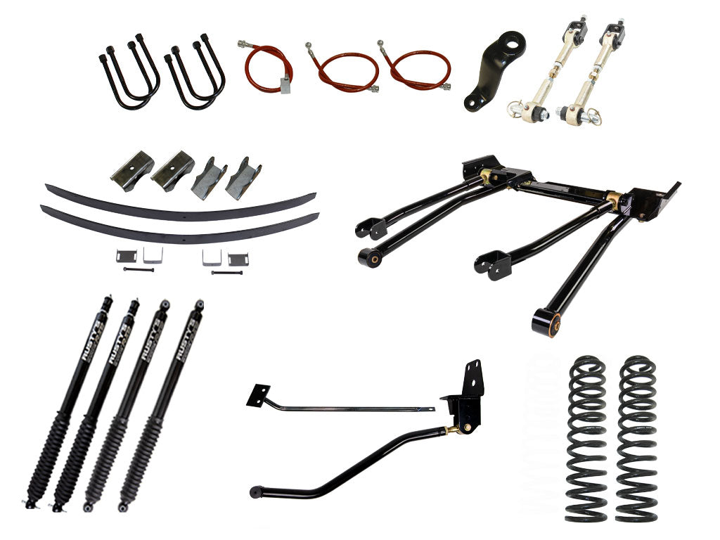 Rusty's MJ Comanche 6.5" Long Travel Kit