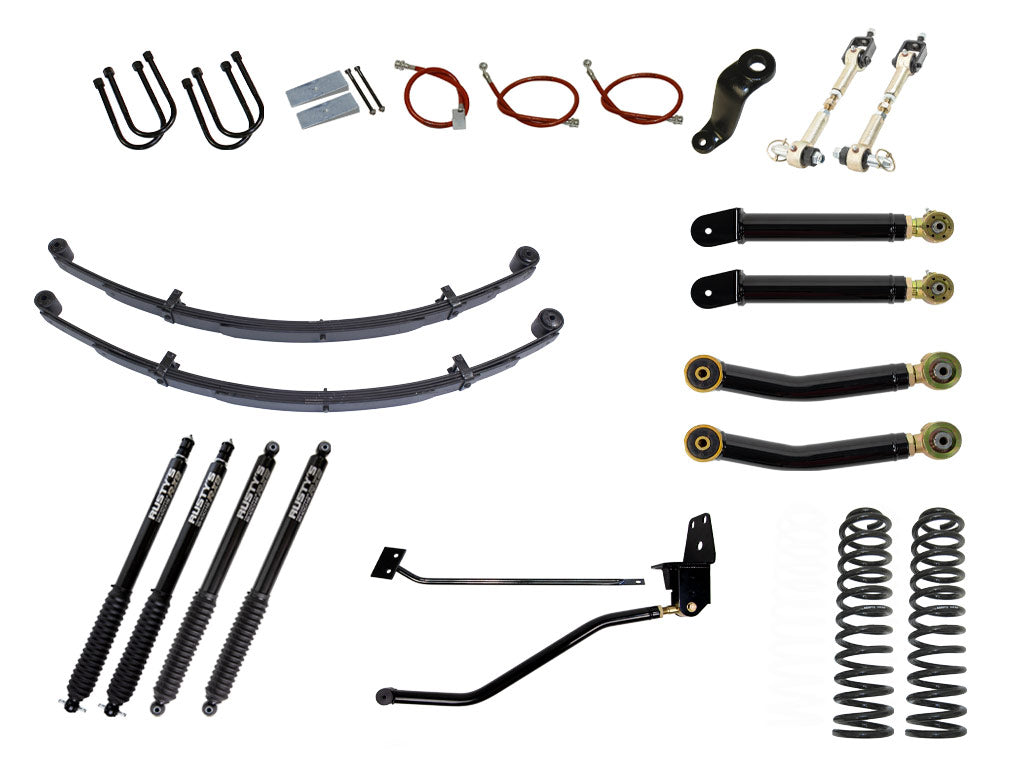 Rusty's XJ Cherokee 6.5" Spring Pack Kit