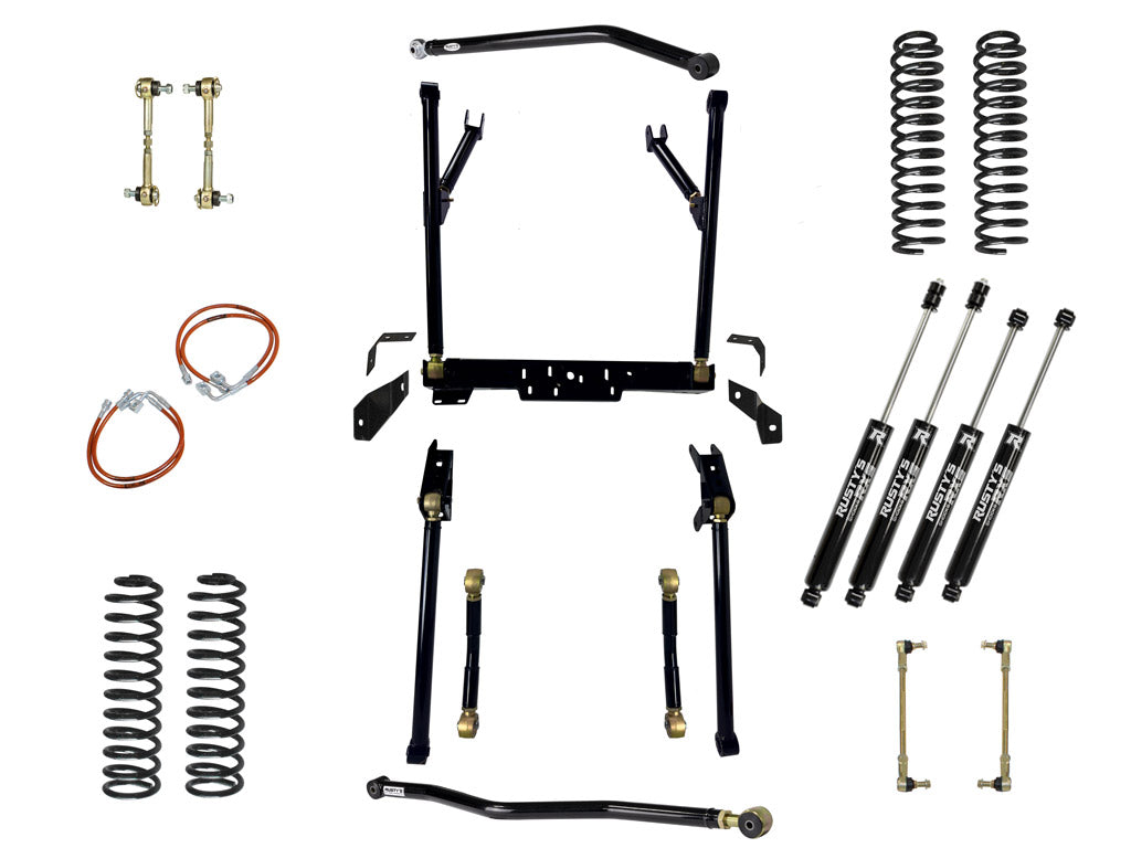 Rusty's JK Wrangler 4.5" Bolt-On Long Travel Kit
