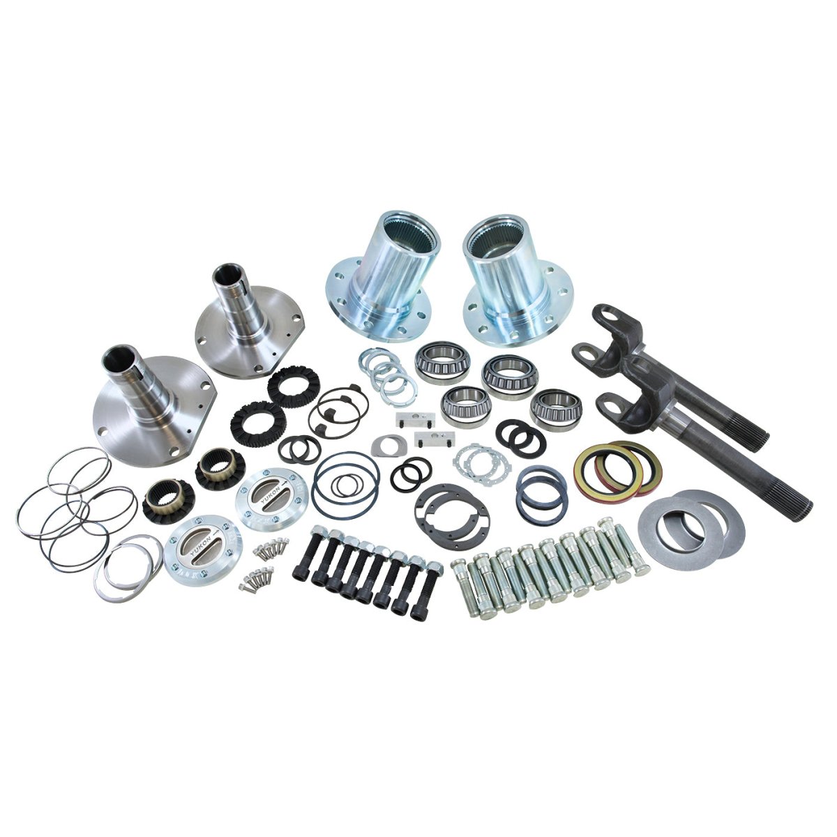 Yukon Spin Free Locking Hub Conversion Kit, Dana 30/44 TJ, XJ, YJ, 30 spline, 5 x 5.5