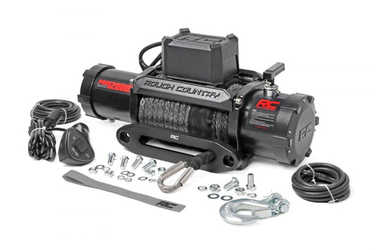 Rough Country 12000lb Pro Series Winch with Synthetic Rope