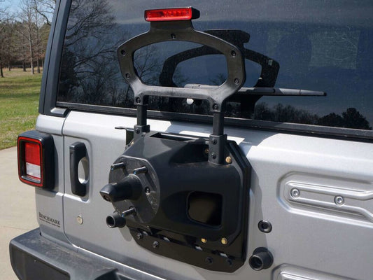 Rusty's Spare Tire Relocation Bracket - JL Wrangler
