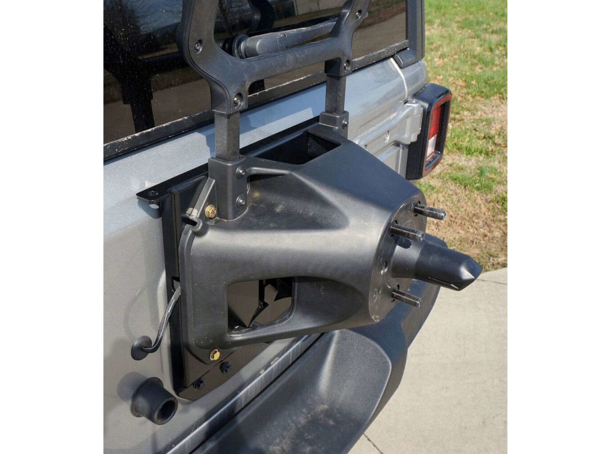 Rusty's Spare Tire Relocation Bracket - JL Wrangler