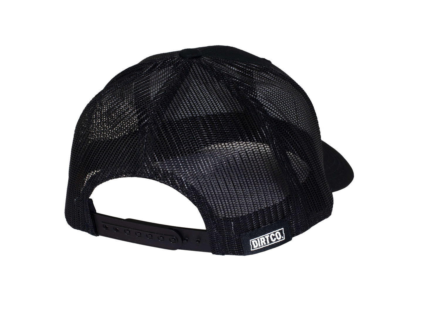 Rusty's Black Snapback Patch Logo Hat