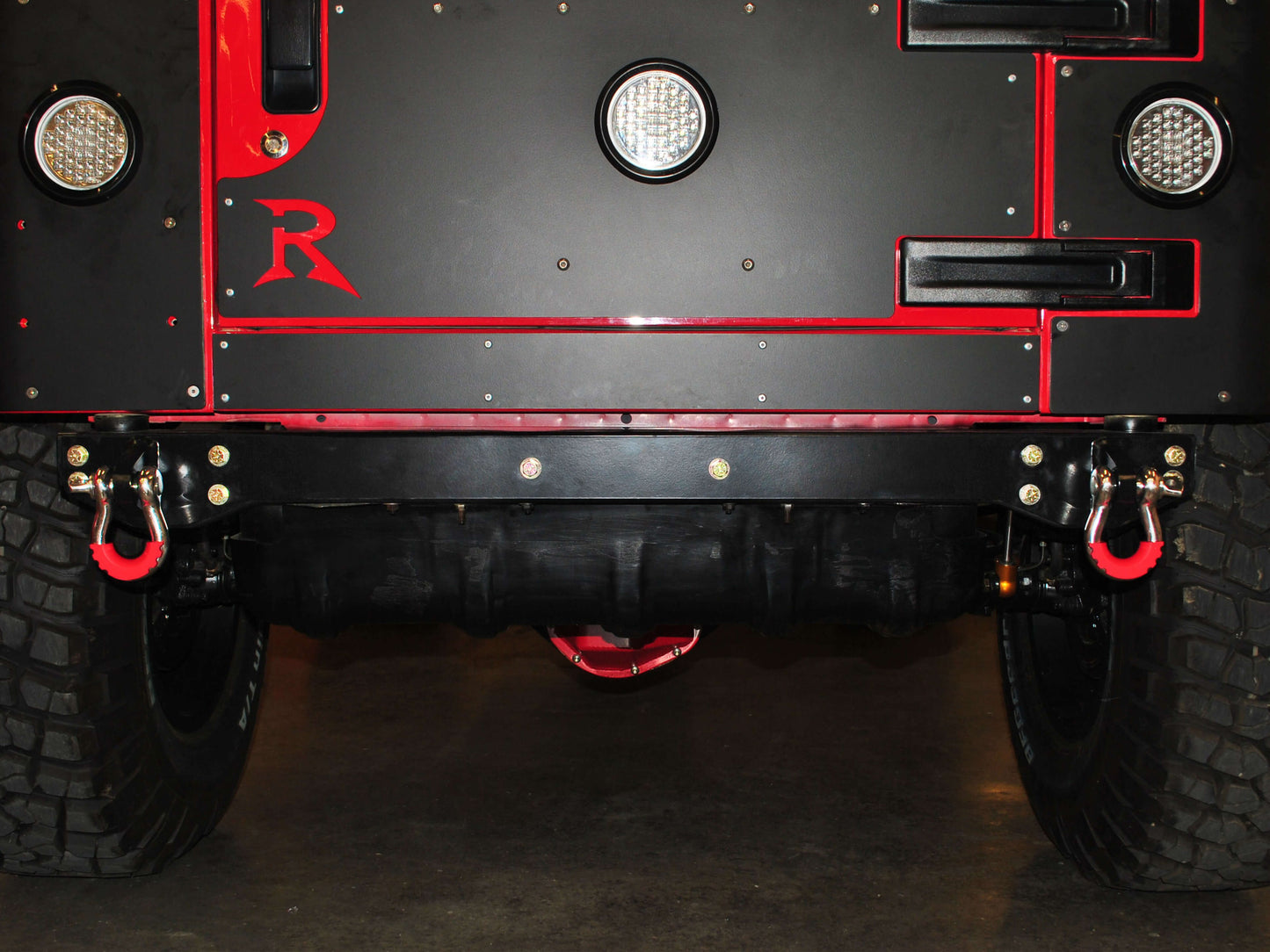 Rusty's D-Ring Mounts - Rear - TJ