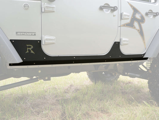 Rusty's JK Rocker Sliders - 4-Door - 07-18