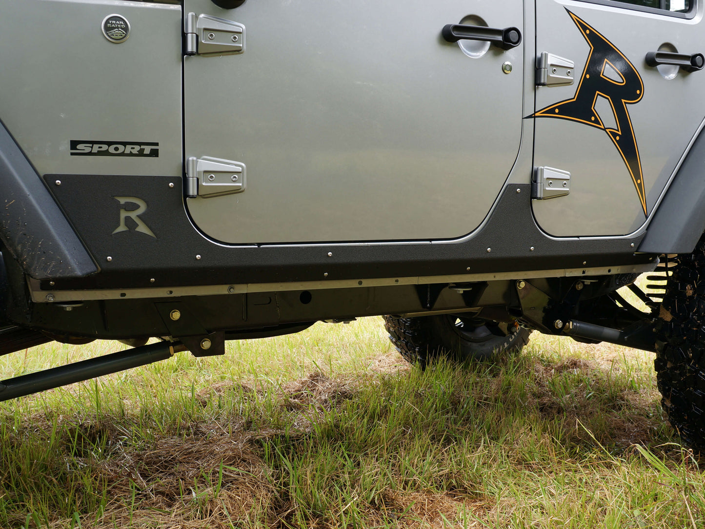 Rusty's JK Rocker Sliders - 4-Door - 07-18