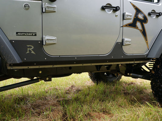 Rusty's JK Rocker Sliders - 4-Door - 07-18