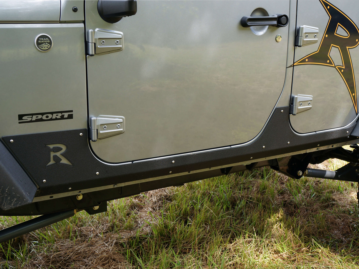 Rusty's JK Rocker Sliders - 4-Door - 07-18