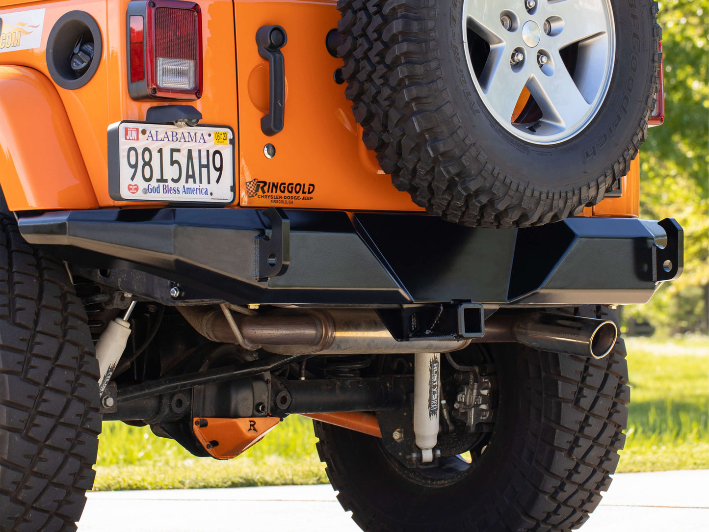 Rusty's JK Wrangler Rear Full Width Trail Bumper - Series 2