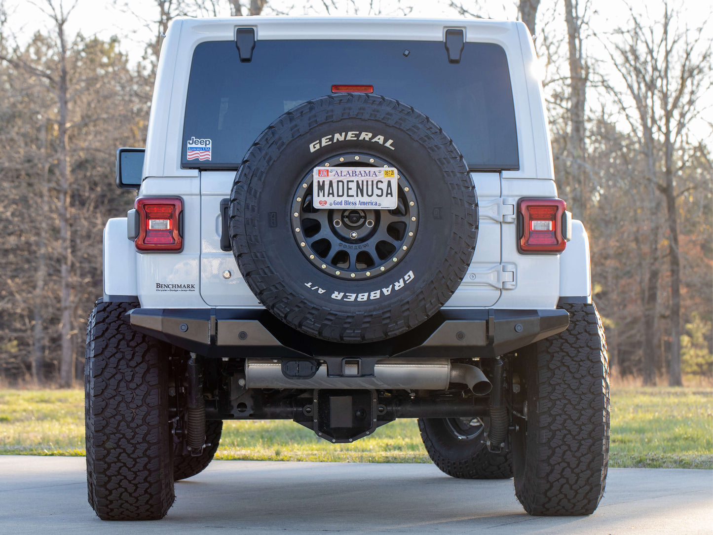Rusty's JL Wrangler Rear Full Width Trail Bumper - Series 2