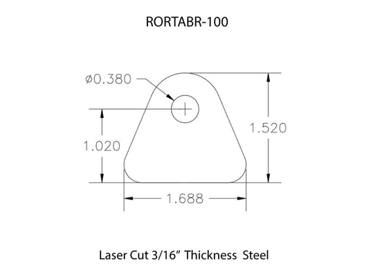 Rusty's Off Road Products - Rusty's Off-Road Custom Tab R-100