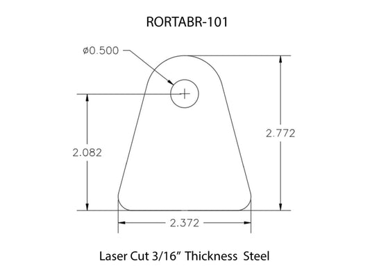 Rusty's Off Road Products - Rusty's Off-road Custom Tab R-101