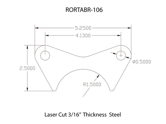 Rusty's Off Road Products - Rusty's Off-road Custom Tab R-106