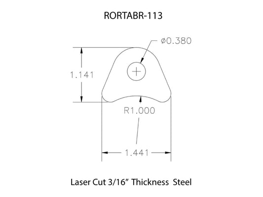 Rusty's Off Road Products - Rusty's Off-road Custom Tab R-113