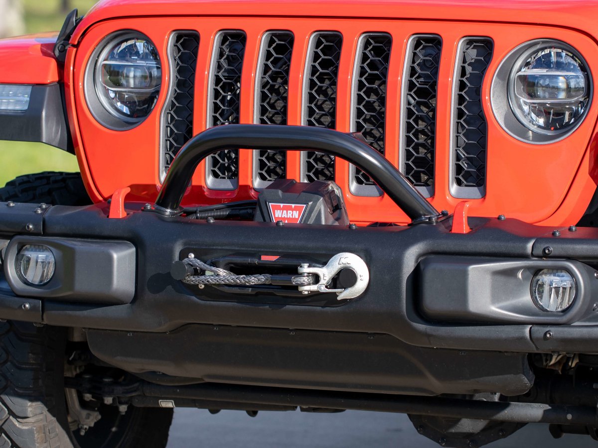Rusty's Pre Runner Bar with Light Bar Mount for 2018+ JL Wrangler / 2020+ JT Gladiator equipped w/ Factory Steel Bumper