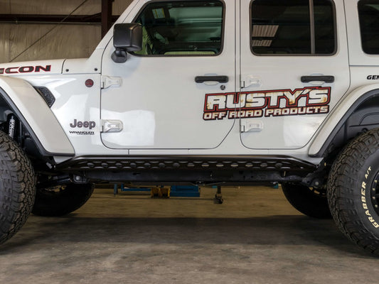 Rusty's Rocker Armor with Kicker Tube - 2018-2024 JL Wrangler 4-Door