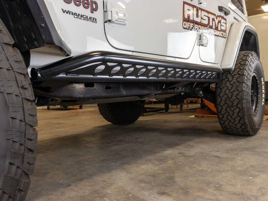 Rusty's Rocker Armor with Kicker Tube - 2018-2024 JL Wrangler 4-Door