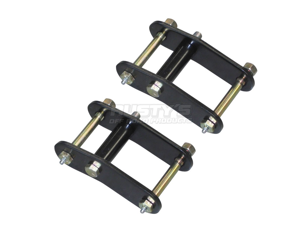 Rusty's Shackles - Greasable CJ Shackles - Front (pair)