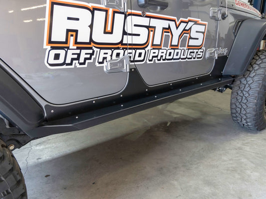 Rusty's Sheetmetal Rocker Armor - 2018 and Later JL Wrangler 4-Door
