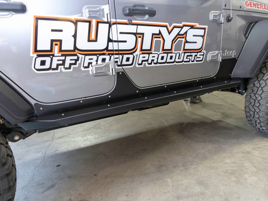 Rusty's Sheetmetal Rocker Armor - 2018 and Later JL Wrangler 4-Door