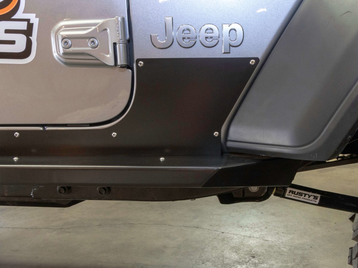 Rusty's Sheetmetal Rocker Armor - 2018 and Later JL Wrangler 4-Door