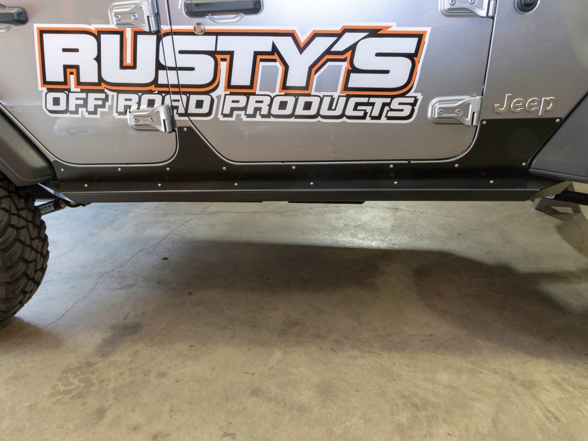 Rusty's Sheetmetal Rocker Armor - 2018 and Later JL Wrangler 4-Door