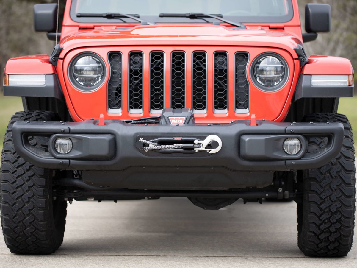 Rusty's Synthetic Winch Rope Hook Mount for 2018+ JL Wrangler / 2020+ JT Gladiator