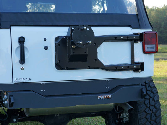 Rusty's Tire Carrier - 2007-2018 JK Wrangler