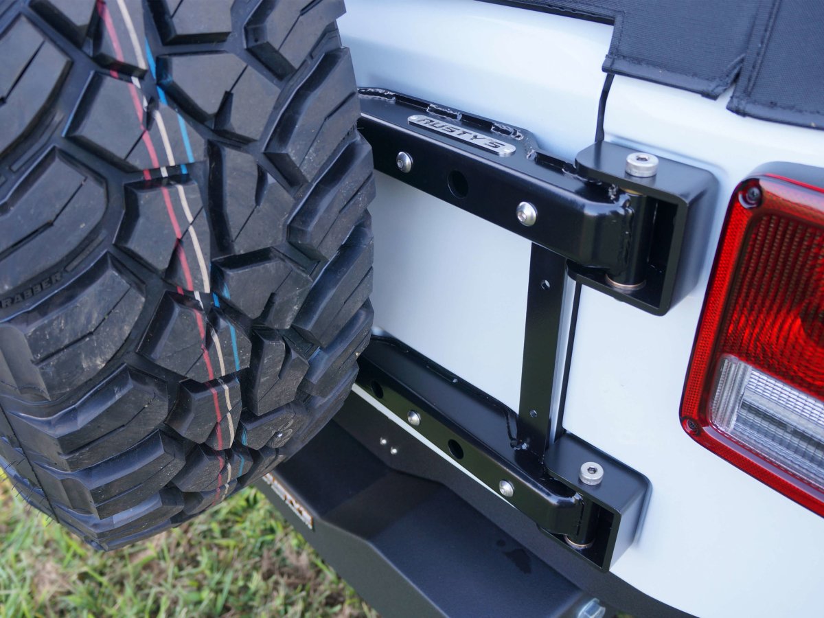 Rusty's Tire Carrier - 2007-2018 JK Wrangler