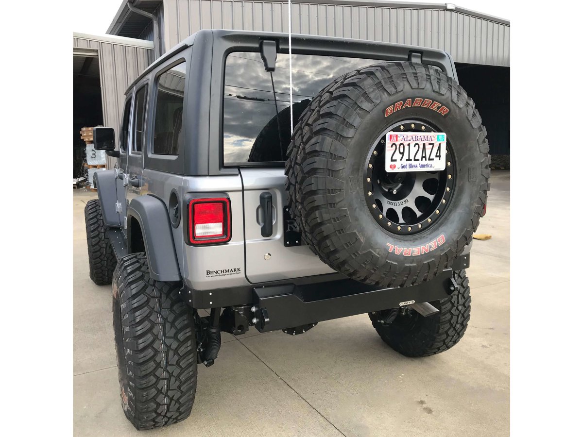 Rusty's Tire Carrier - 2018 and Later JL Wrangler