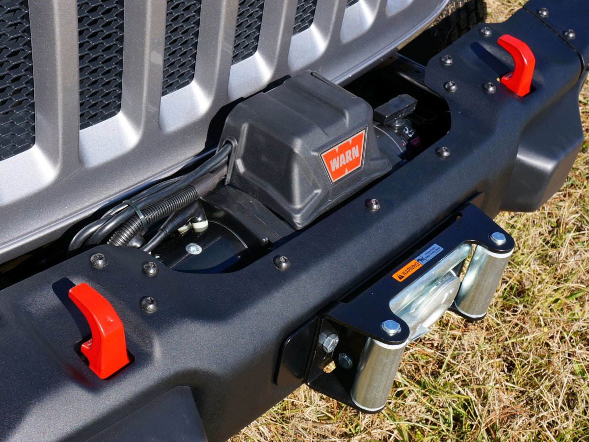 Rusty's Winch Mount - 2018+ JL Wrangler / 2020+ JT Gladiator