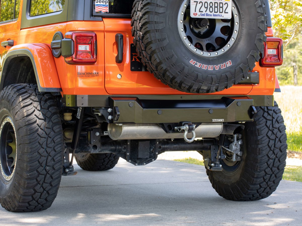 Rusty's Xtreme Trail Stubby Rear Bumper - JL Wrangler