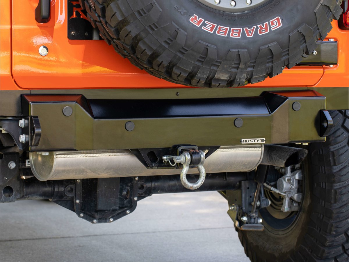 Rusty's Xtreme Trail Stubby Rear Bumper - JL Wrangler