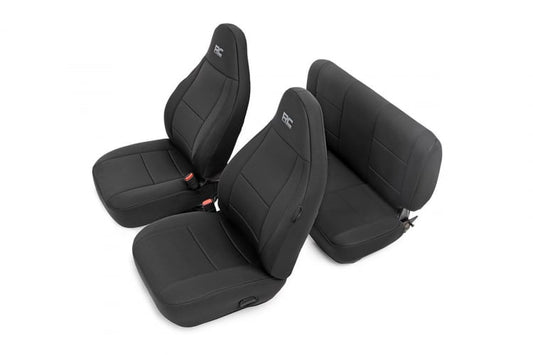 Rough Country TJ/LJ Wrangler Seat Front and Rear Covers