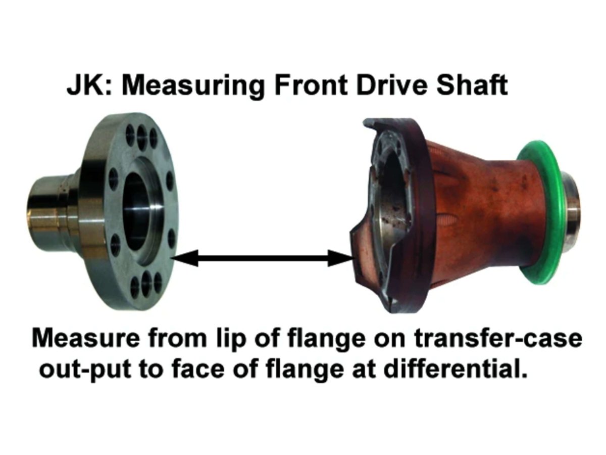 Tom Woods Custom Driveshafts - Tom Woods JK Front Driveshaft Kit - 1310 U-Joint Driveshaft